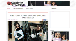 Desktop Screenshot of celebritystreetstyle.com